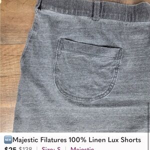 🆕️Majestic Filatures 100% Linen Lux Shorts